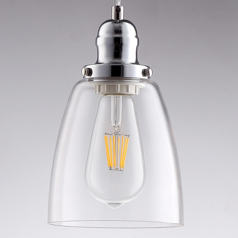 Подвесной светильник Arte Lamp A9387SP-1CC хром, диаметр 14 см