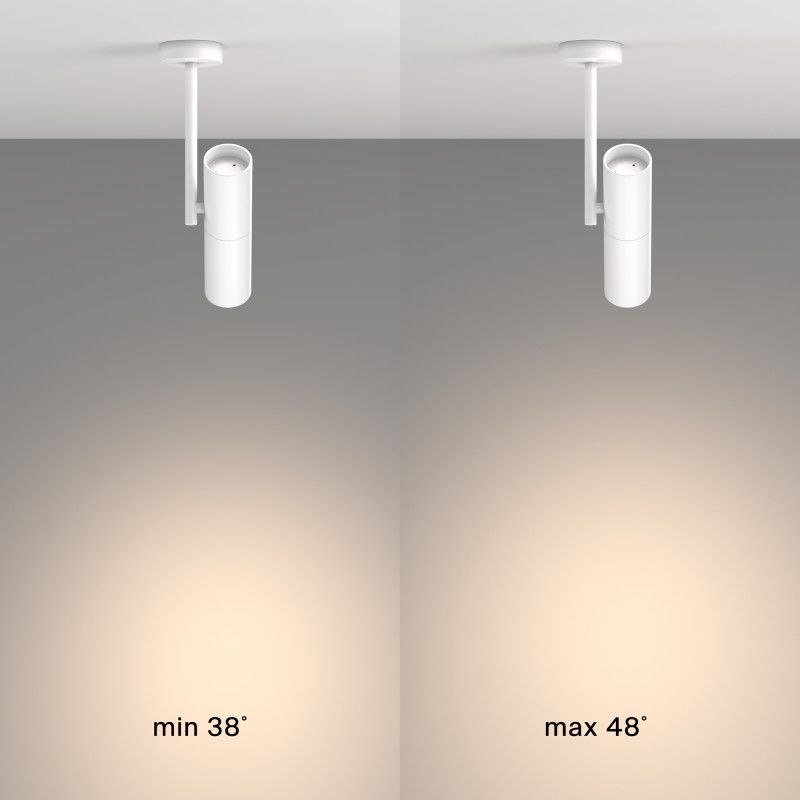 Светильник 20*5,3 см, GU10 50W, Maytoni Elti C020CL-01W белый