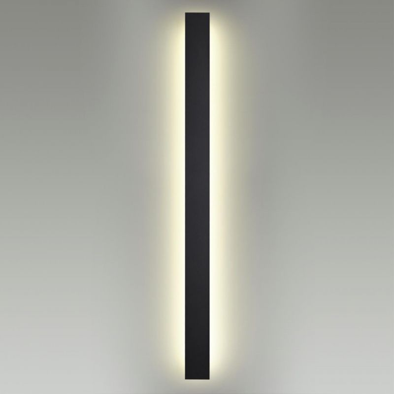 Бра 120 см, 29W, 3000K, Odeon Light FIBI 4379/29WL, черный