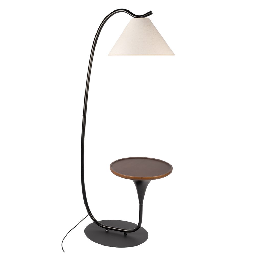 Торшер 165 см, Loft IT Charlotte 10568F Black, черный-дерево