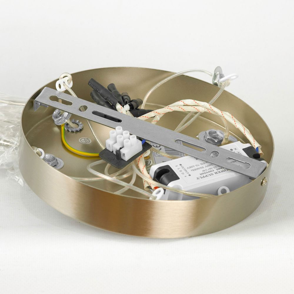 Люстра подвесная *75*80-150 см, 18*led*2,66666666666667W, 4000K, Lussole Hopkins LSP-7398, никель матовый