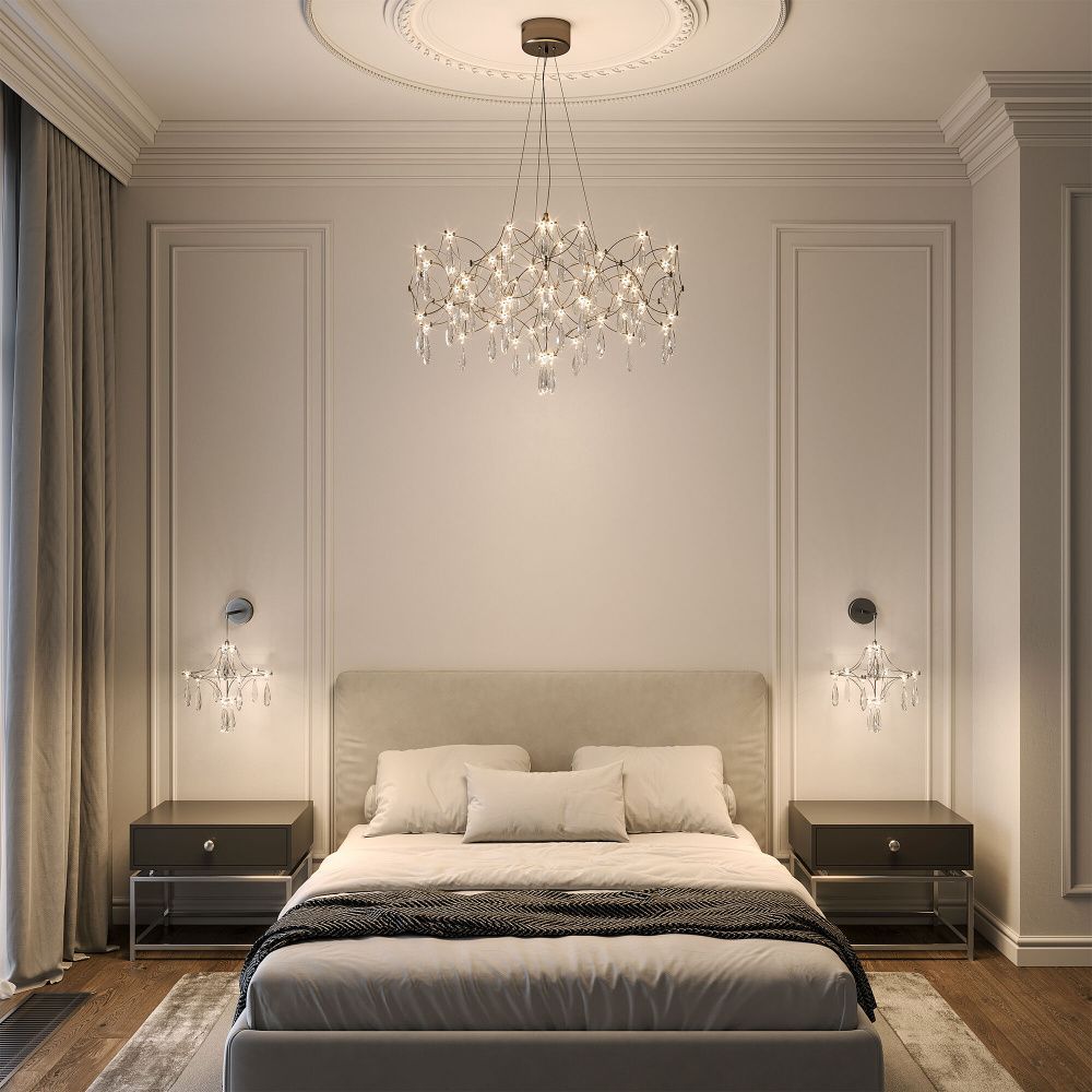 Бра 32*39*38-48 см, LED*9W, 4000;3000;6000K, Bogate's Tense 442/1, хром, a069356