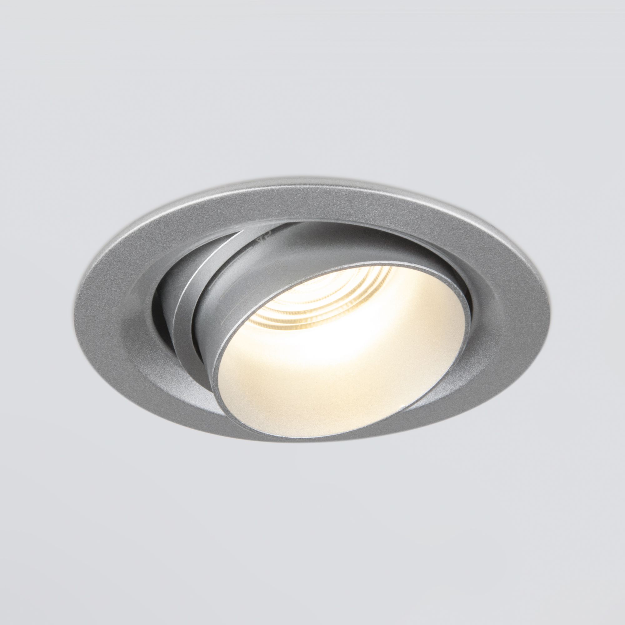 Встраиваемый светодиодный светильник с регулировкой угла освещения 9920 LED 15W 4200K серебро Elektrostandard