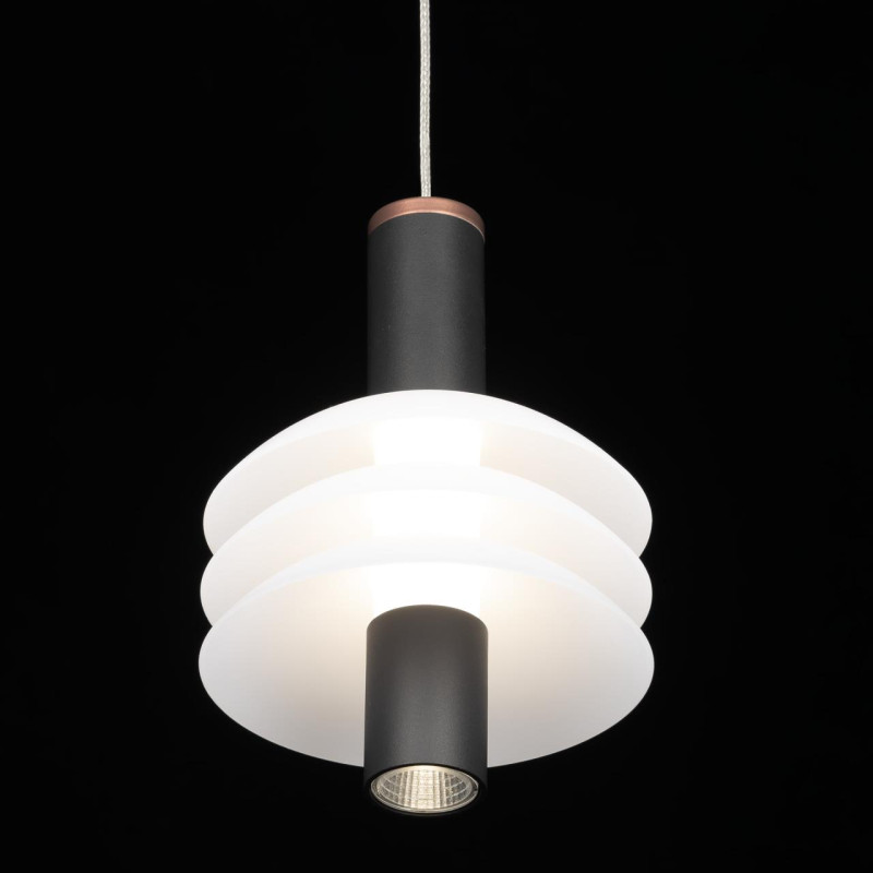 Светильник подвесной 12*190 см LED*6 W, 4000 К Citilux Майя Черный CL202011