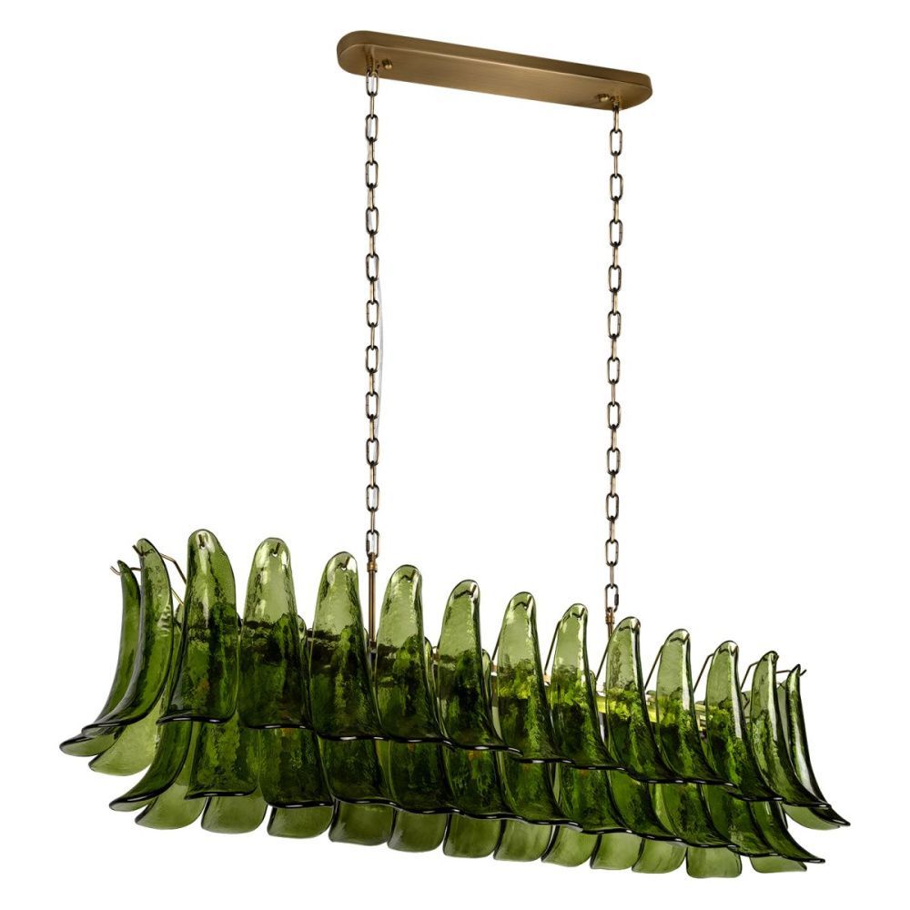 Подвесная люстра 120 см, Loft IT Lilou 10600/1200R Olive, бронза