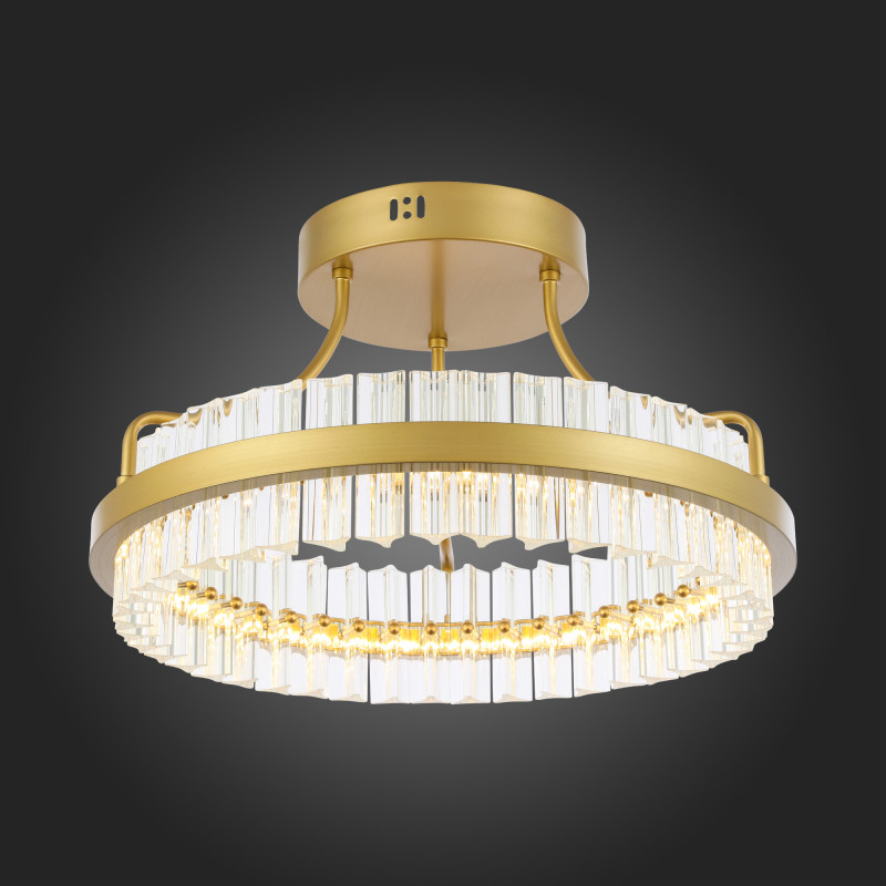 Светильник потолочный 46 см, 34W 3000K ST LUCE CHERIO SL383.202.01 Матовое золото