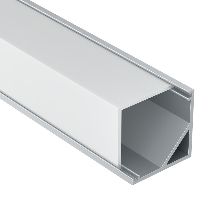 Алюминиевый профиль  Накладной 2000*16*16 мм Maytoni Technical Led Strip ALM009S-2M Серебро, цена за штуку