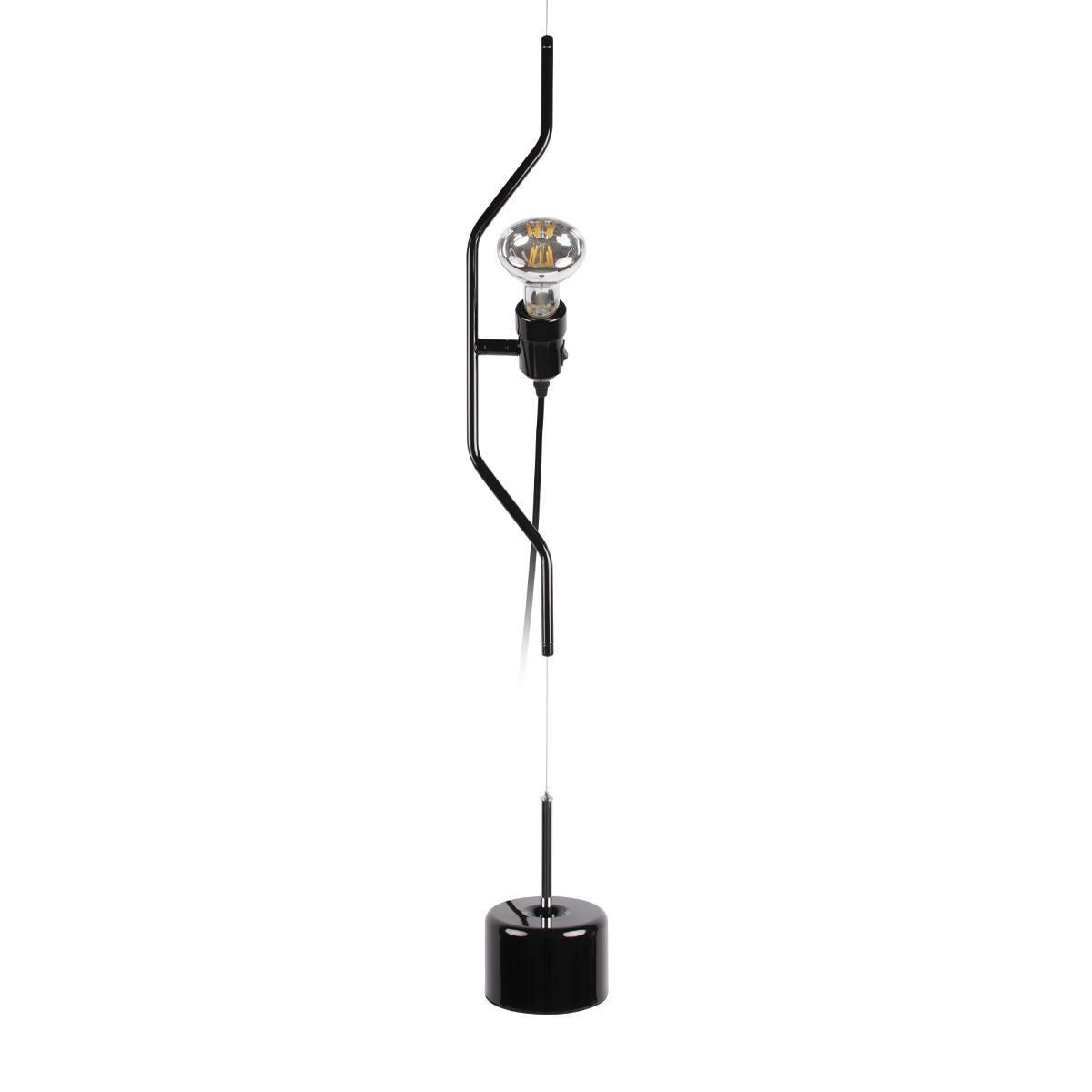 Подвесной светильник 11*400 см, 1*E27*40W LOFT IT Parentesi 10346/1 Black черный