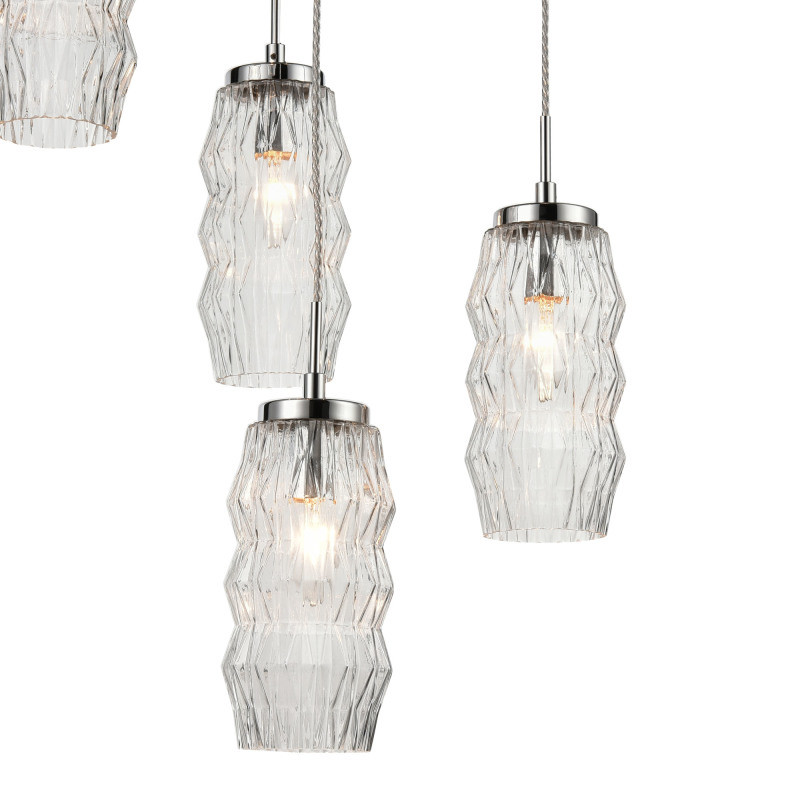 Подвесной светильник  47*152 см, 6*E14 хром Vele Luce Lily VL5583P16