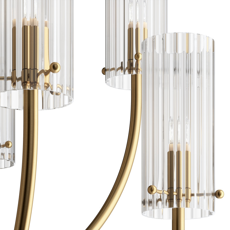 Светильник 73 см, Maytoni Arco MOD223PL-08BS, латунь