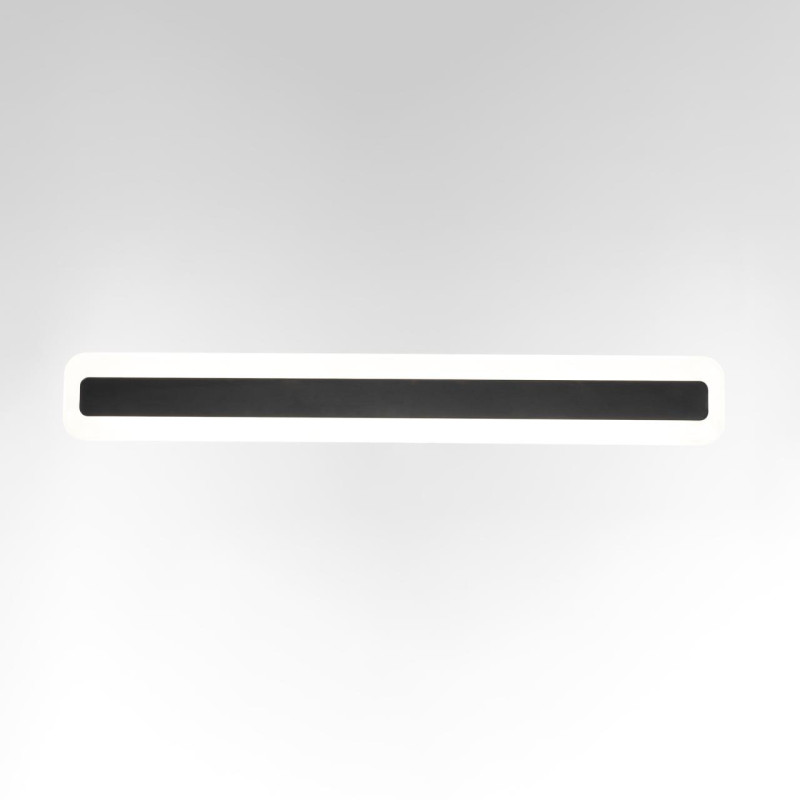 Бра 60*8 см, 24W, 3000-5500-4000К, Черный Citilux Тринити CL238561