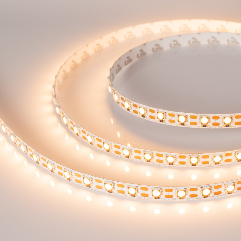 Лента RT 2-5000 12V Cx1 Warm3000 2x (5060, 360 LED, CRI98) (Arlight, 16.8 Вт/м, IP20) 021473(1). Цена указана за 5 метров. Продается кратно 5 метрам.