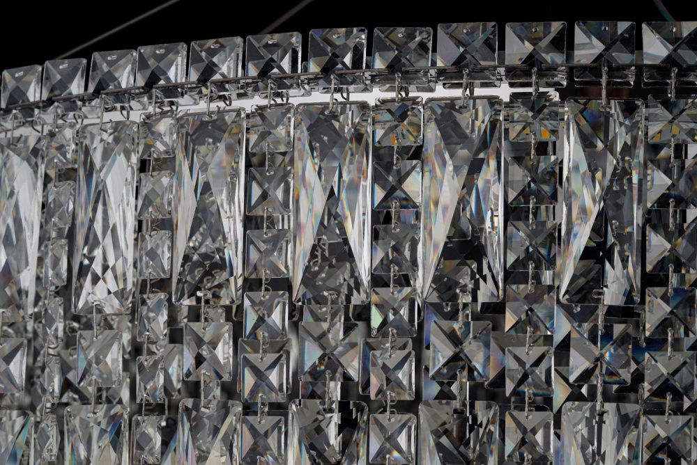 Люстра подвесная *80* см, Led лента*LED*88W, 3000/6000K, Arti Lampadari Ovindoli Nickel Ovindoli L 1.5.80.100 N, Никель