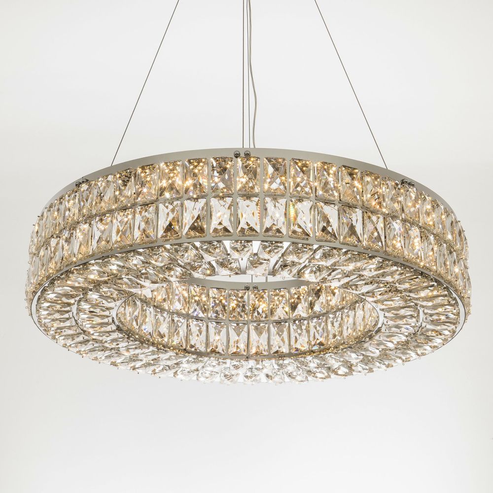 Подвесная люстра *60*120 см, LED 45W, 3000 / 6000K, Хром MODELUX ML.330.600 CR