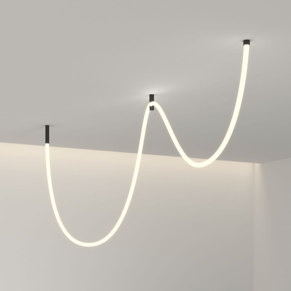 Гибкий неон Elektrostandard 4690389203701 336Led 12W IP20 3000K Full light круглый теплый белый, 3 м без крепежа