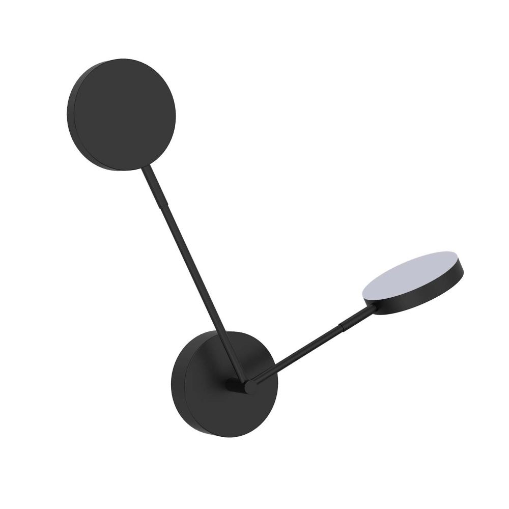 Бра 37*45,5 см, 2*LED, 6W, 4000K, Favourite Vorago 4631-2W, черный матовый