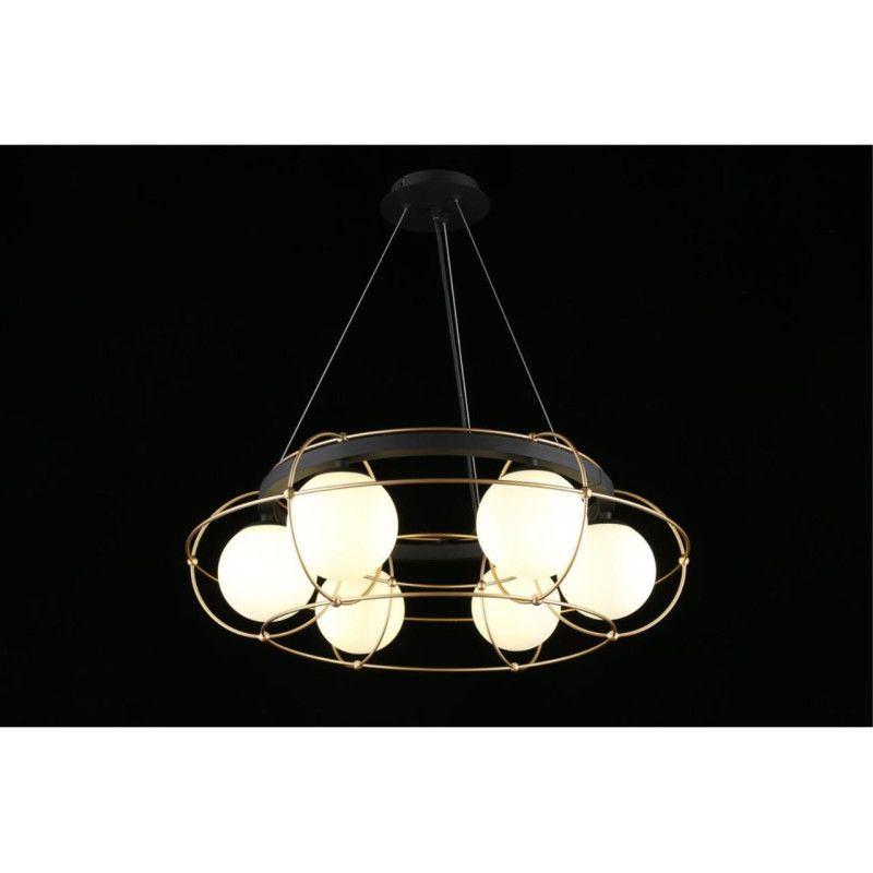 Подвесная люстра 60*50-130 см, 6*G9, 5W, Aployt Mahot APL.317.03.06, золотой