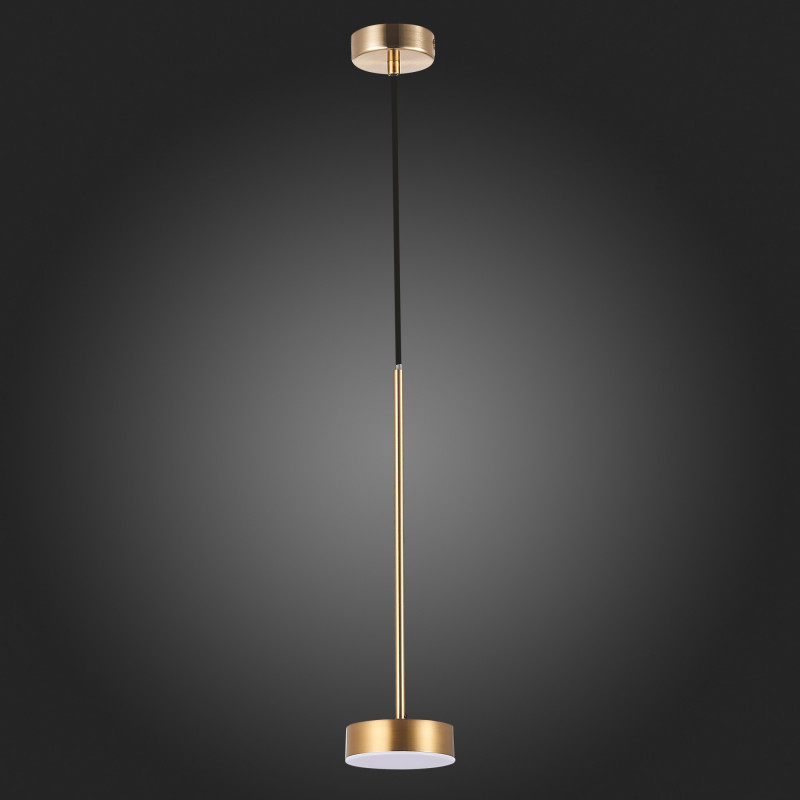 Светильник подвесной 10 см, 7W 3000K ST LUCE PANCES SL6000.303.01 Латунь