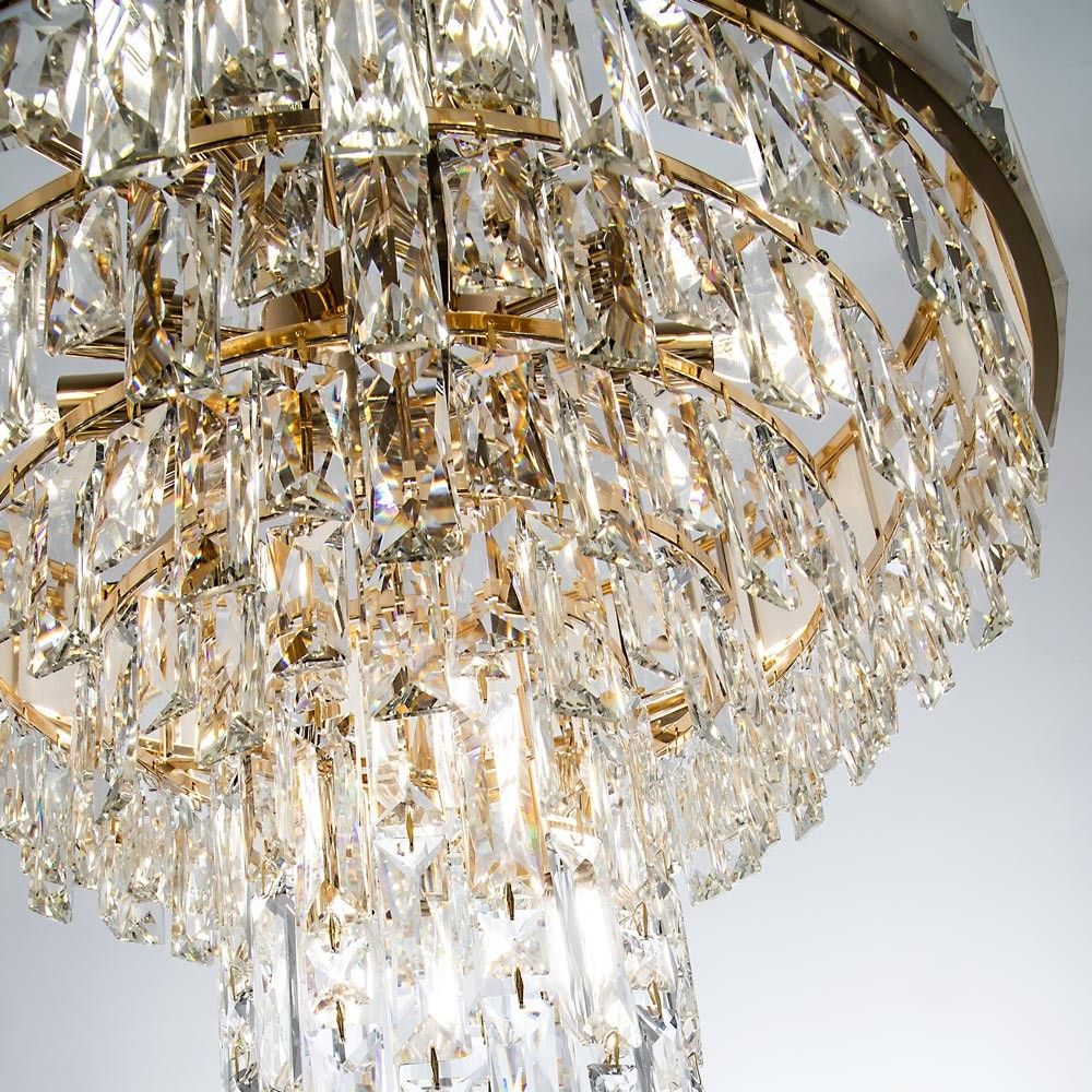 Подвесная люстра 56*56*150 см, Е14 20x40ВтW, Золото MODELUX premium