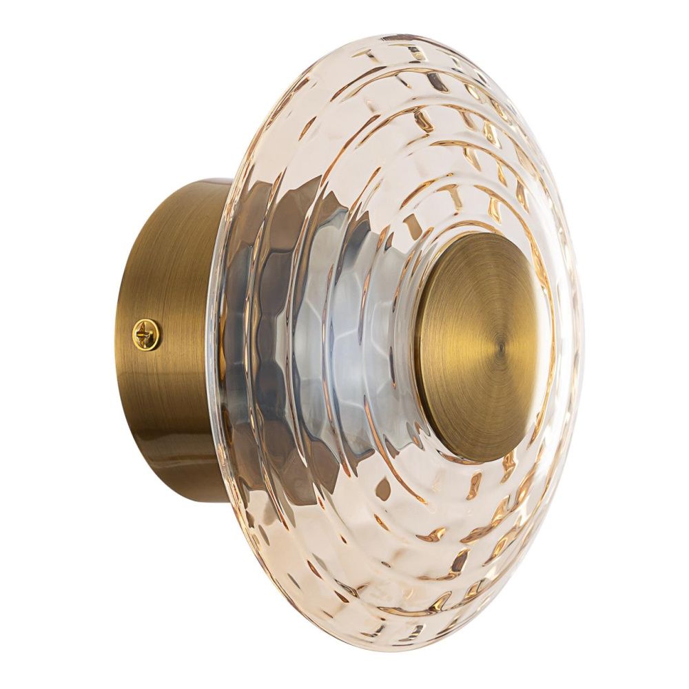 Светильник 15 см, 6W, 3000K, Citilux JANTAR CL240313, латунь