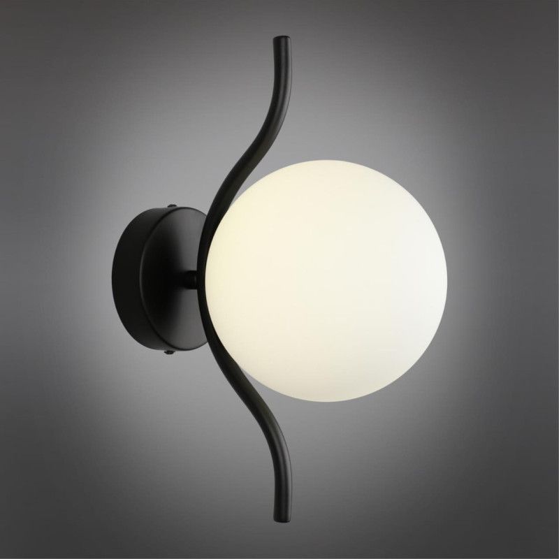 Бра 21*15*30 см, G9 Aployt Jagna APL.312.01.01, черный