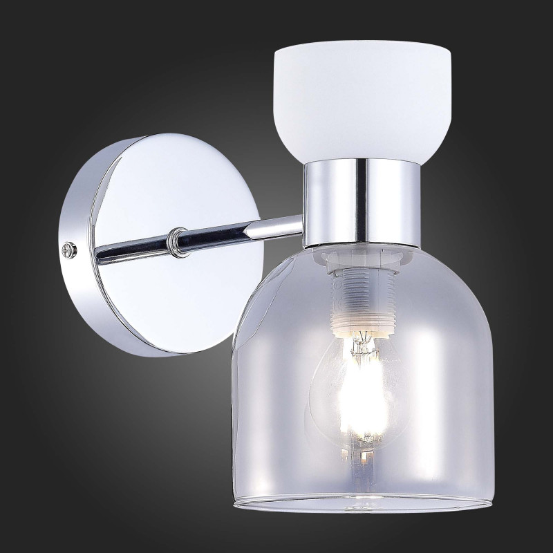 Бра 11 см,  EVOLUCE VENTO SLE1045-101-01 Хром