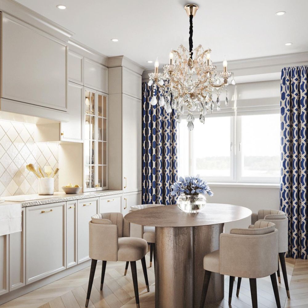 Подвесная люстра 61*61*95 см, Е14 6x40W, , Золото MODELUX premium ML.7003.6P