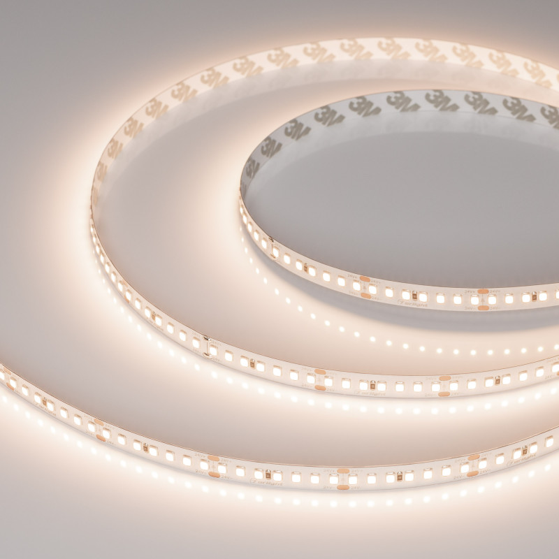 Лента UL-A168-10mm 24V Warm3500 (17 W/m, IP20, 5m) (Arlight, 7 лет) 042325. Цена указана за 5 метров. Продается кратно 5 метрам.