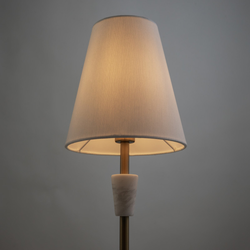 Настольная лампа 46 см, Freya Pietra FR5371TL-01BS, латунь