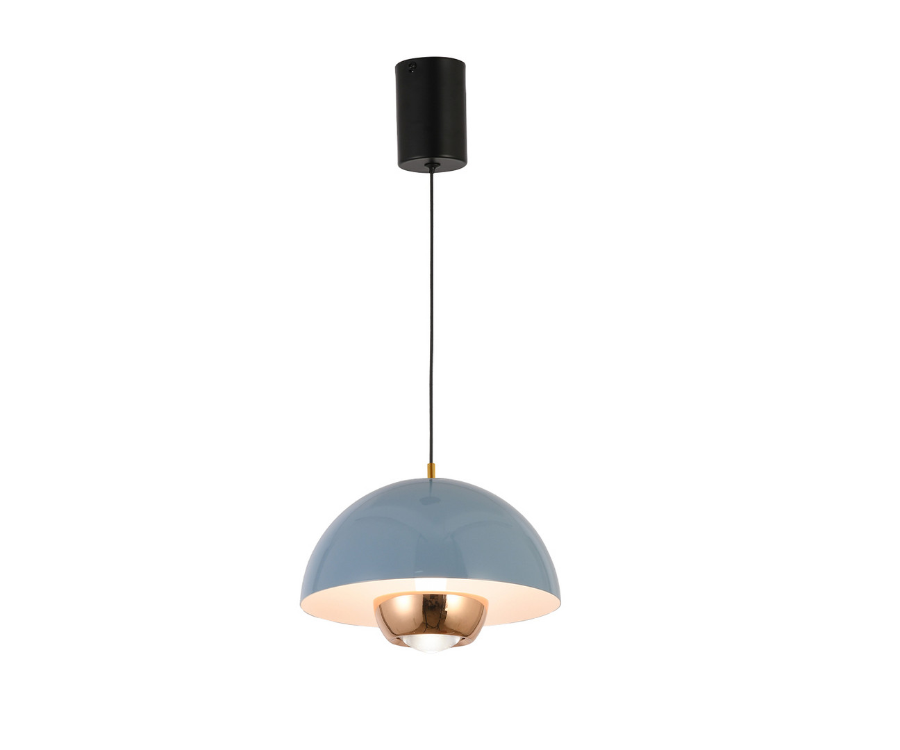 Светильник 18 см, 8W, 4000K, Kink Light 07524-18,05, черный-голубой