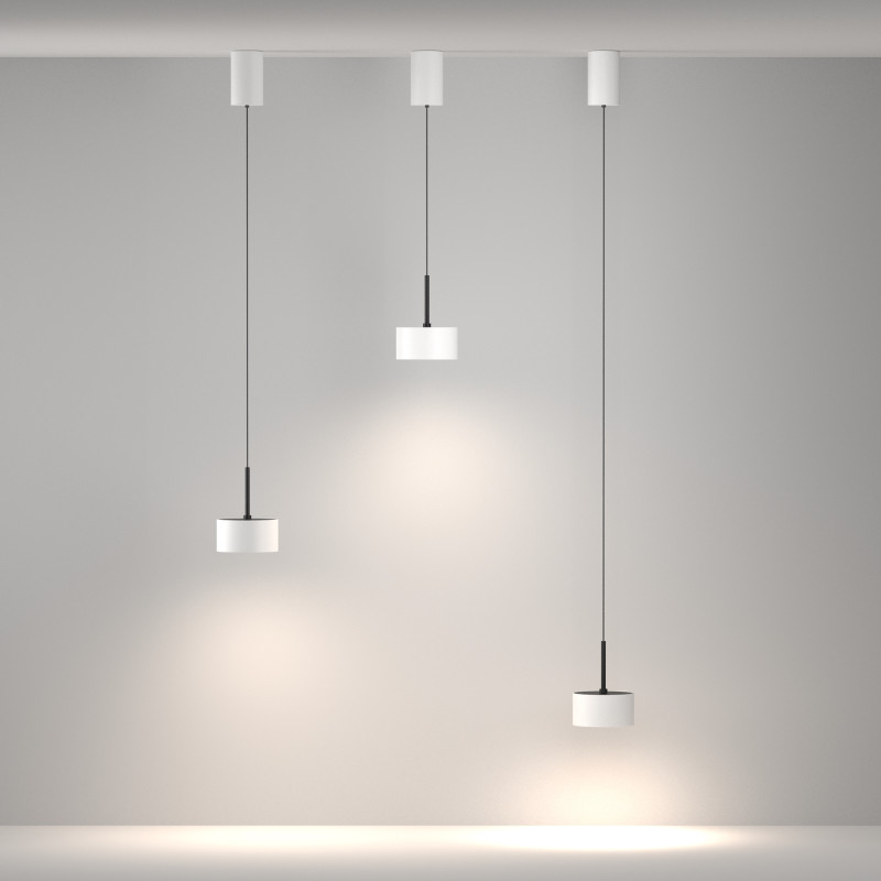Светильник 12 см, 12W, 4000K, Maytoni Glare P102PL-12W4K-W, белый