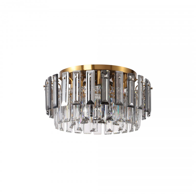 Люстра потолочная Stilfort 2159/05/08C серия Ton 50*50*24 см, 8*E14 40W Бронза, Дымчатый, Прозрачный Stilfort Ton 2159/05/08C