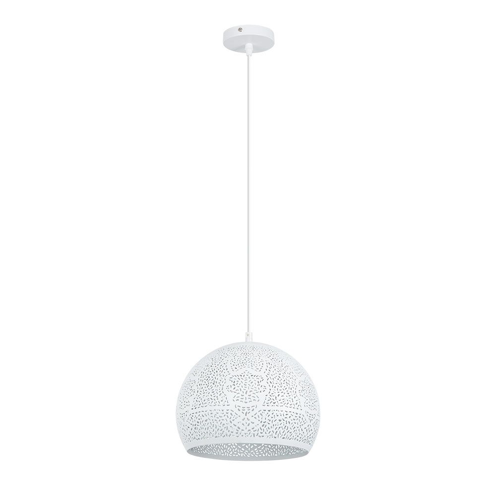 Подвесной светильник 25 см, Arte Lamp Celesta A7058SP-1WH, белый