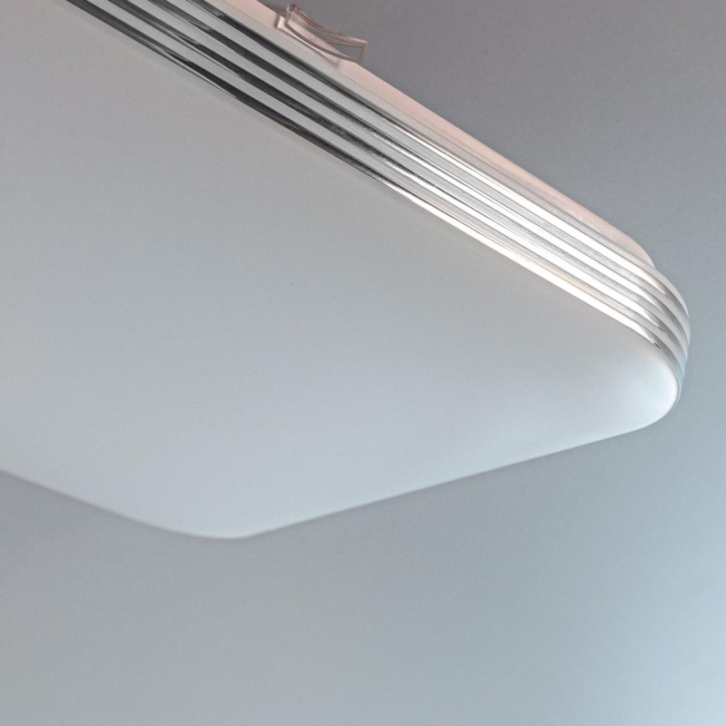Светильник 38 см, 48W, 3000-5500К, 4100Lm, 16 м2 Citilux Симпла CL714K480G с пультом и RGB подсветкой 