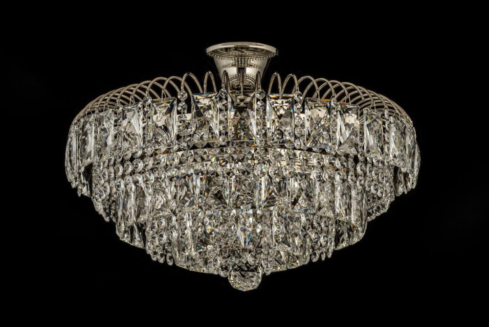 Люстра потолочная *40*30 см, 5*E14*40W, Arti Lampadari Alia Alia E 1.2.40.102 N, никель