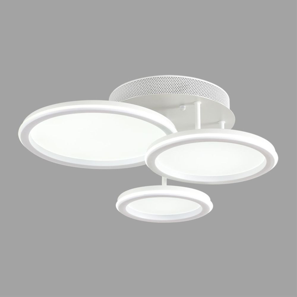 Умная люстра потолочная 8*25*19-19 см, 1*LED*60W, 3000-6500K, Lumion Alis Smart 8380/60CL, белый