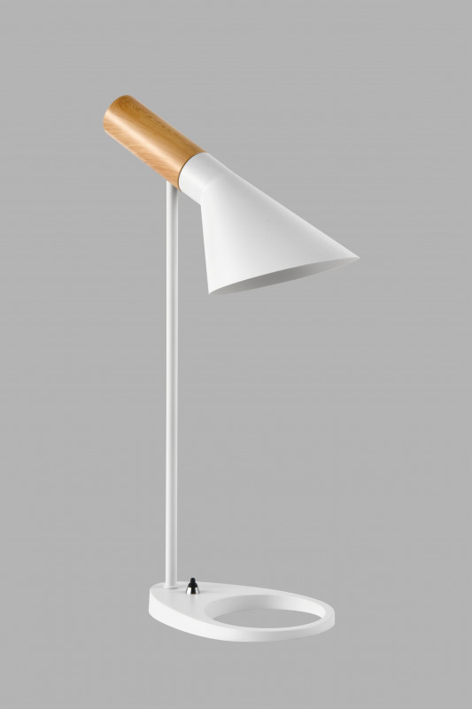 Настольная лампа 22*51 см, E27 60 W, Moderli Turin V10477-1T Белый