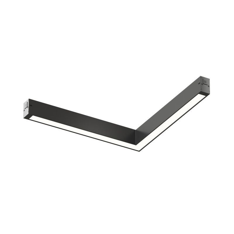 Трековый однофазный светильник 31 см, 18W, 4000K, Denkirs Simple Linear DK8214-BK, черный
