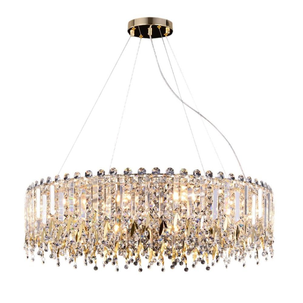 Люстра 78*78*124,2 см, 12*E14 Gerhort G21137/12FGD+CL, Золото