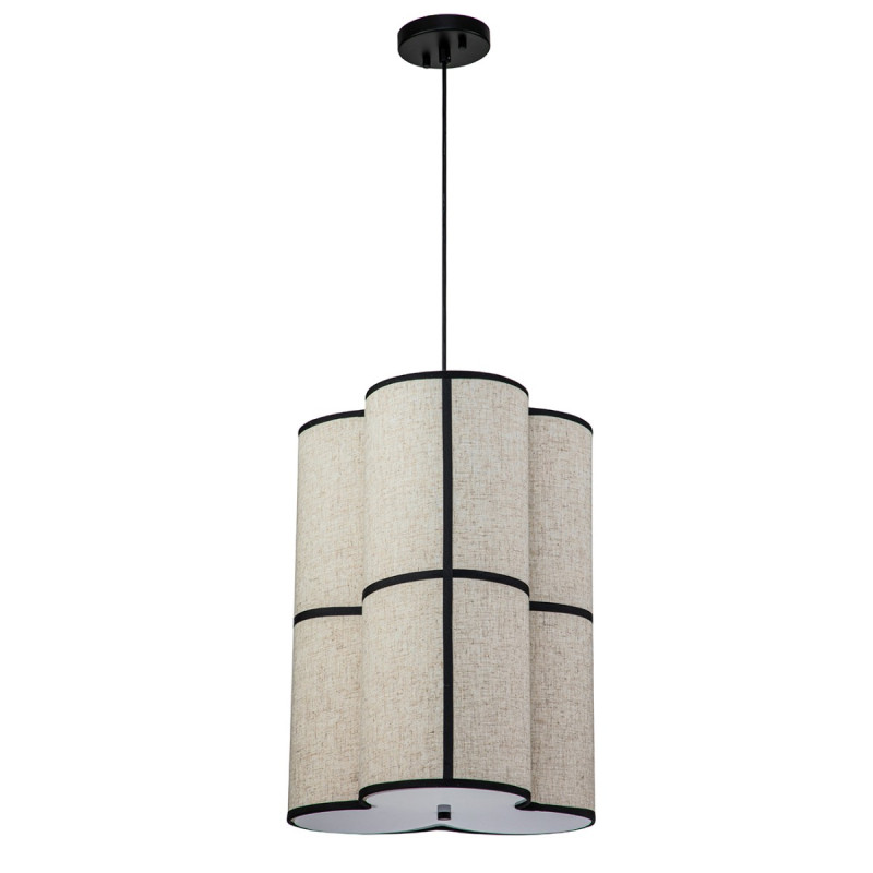 Подвесной светильник 600*600*720/2220 мм, 3*E27 черный Indigo Triade V000350, 13019/A/3P Black