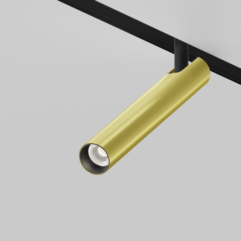 Светильник на шине 3*3*25,5 см, LED, 6W, 4000К, Maytoni Technical Focus T TR141-2-6W4K-M-BS латунный