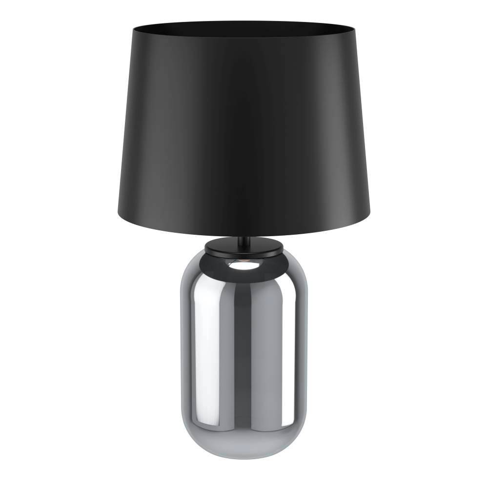 Настольная лампа 35*60,5 см, 1*E27 прозрачный/черный Eglo Cuite 390063
