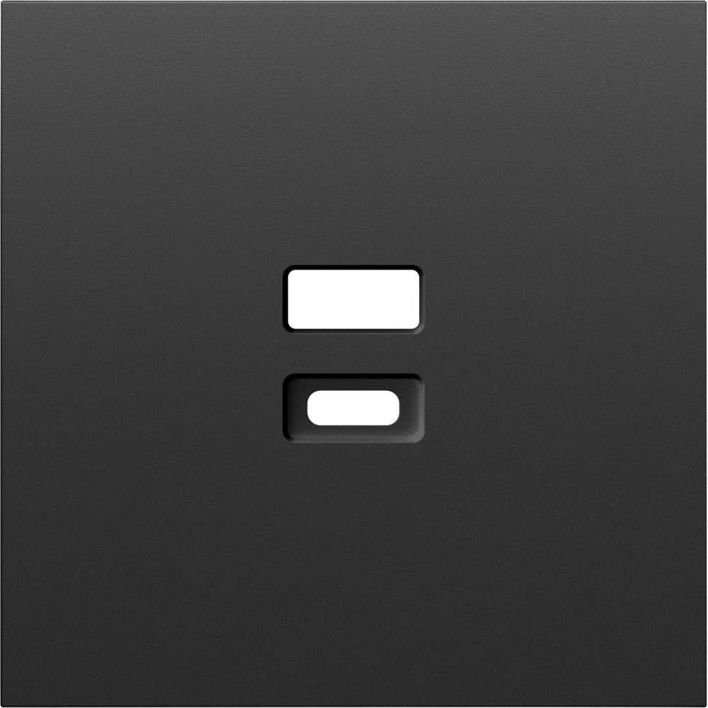 Donel S08 черный графит накладка для розеток USB, серия DB, DS28657