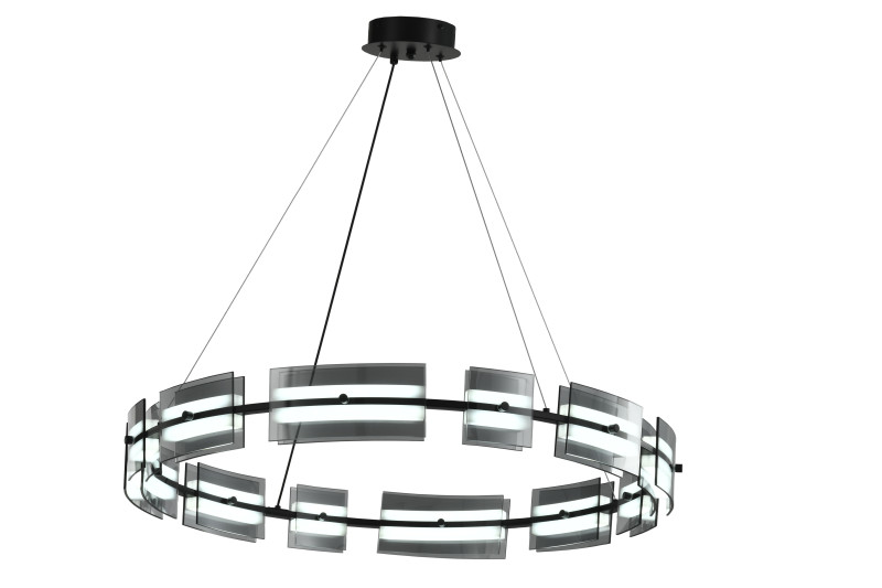 Подвесная люстра 80*150 см, LED, 40W, 3000K-6000K Zortes Loft ZRS.1802.80, черный