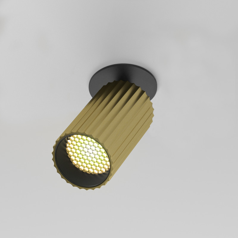 Спот 10*5,6*14,4 см, GU10, 10W, Maytoni Technical calipso C110CL-01-GU10-BS латунный