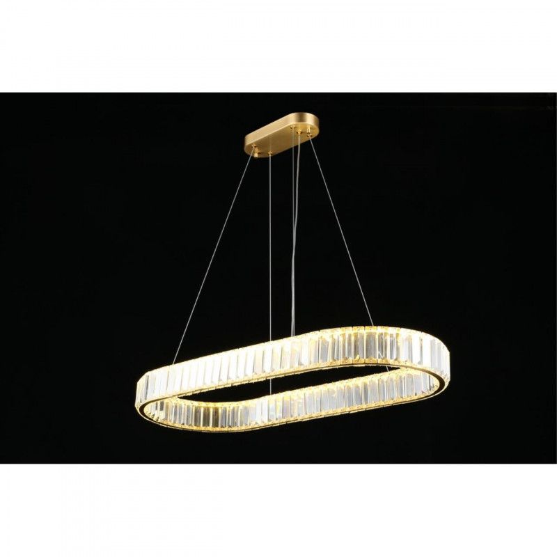 Подвесная люстра 80*35*30-160 см 70W, 3000K, Aployt Nicoletta APL.026.03.70, бронзовый