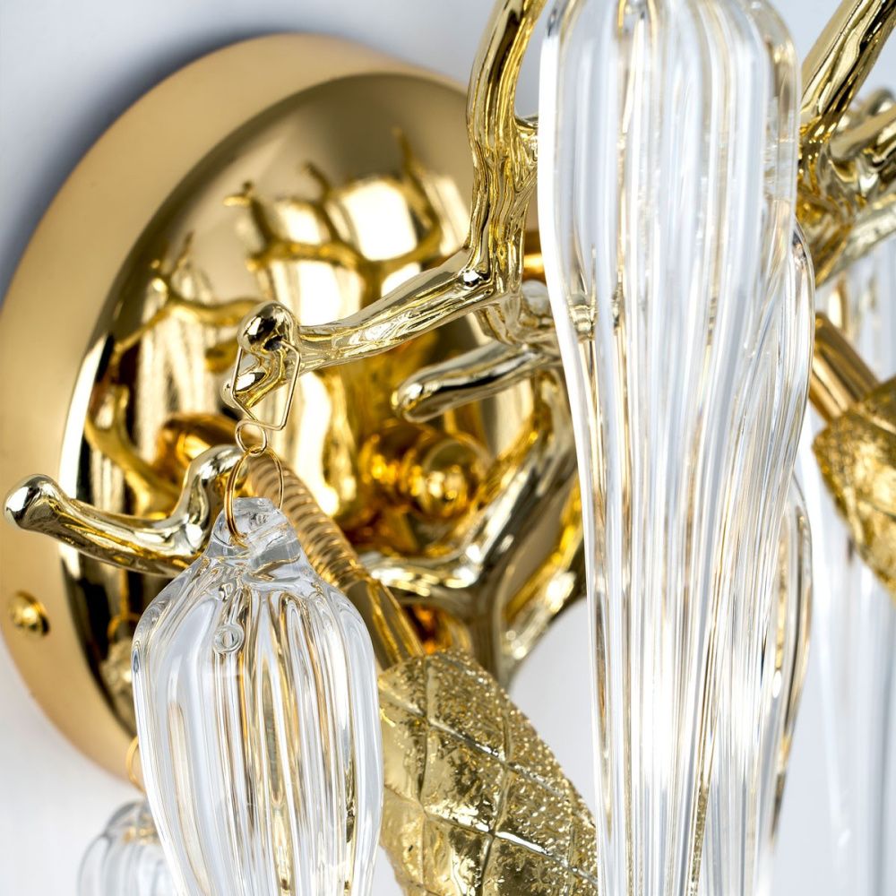 Настенный светильник 30*25,5*50 см, 2xG9 MODESTYLE MS.2114.350 GD золото