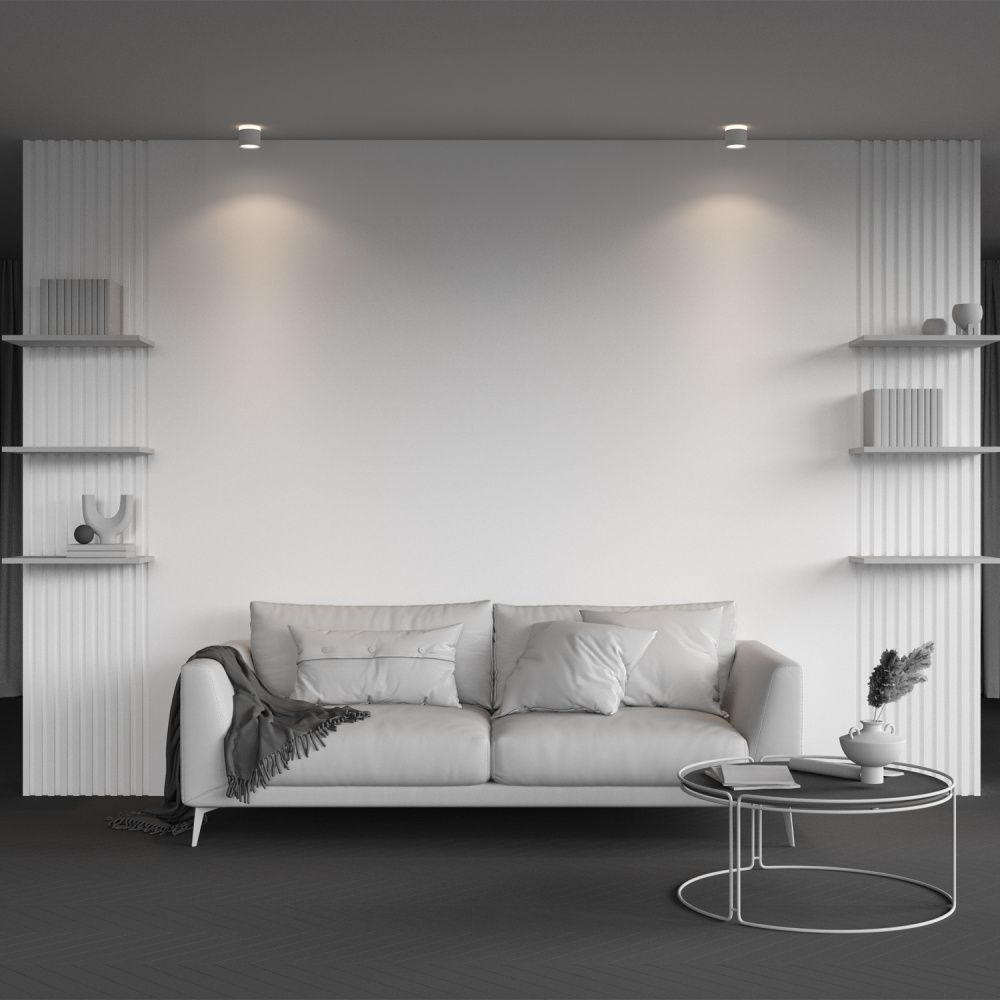 Потолочный светильник 9*7 см, 1*GX53*12W, K, Maytoni Pauline C120CL-GX53-W, Белый