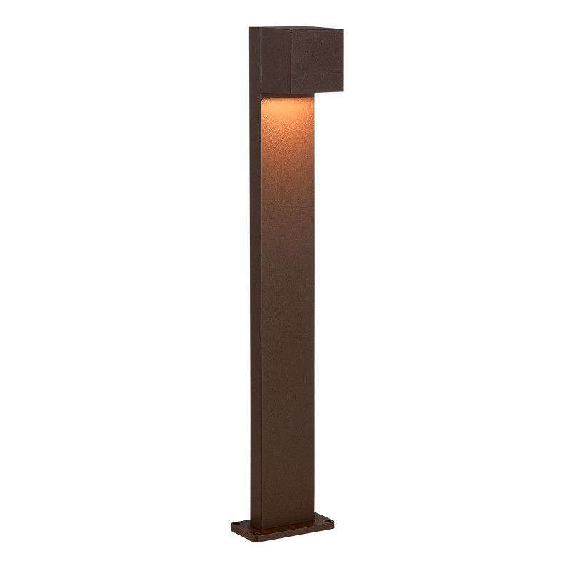 Садово-парковый светильник 15,8*13,9*80 см, *LED*12W, 3000K, ST-Luce BRIK SL9513.605.01, коричневый