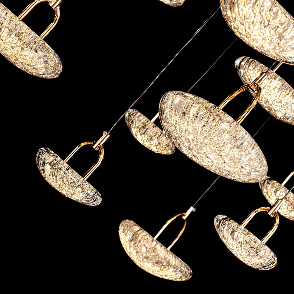 Светильник 120*60*-300 см, *LED*234W, 3000-6000K, Modestyle  MS.2331.1200, Золото